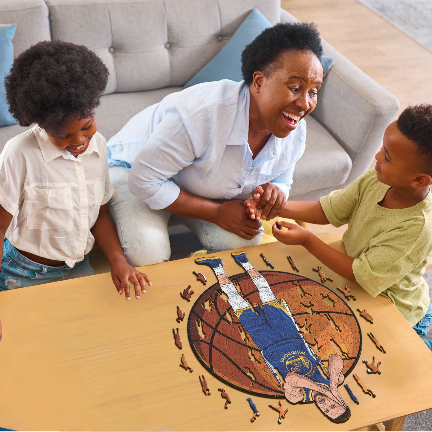 Stephen Curry - Holzpuzzle