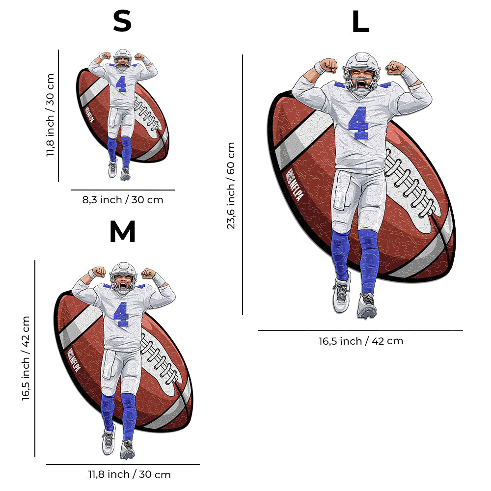 Dak Prescott - Holzpuzzle