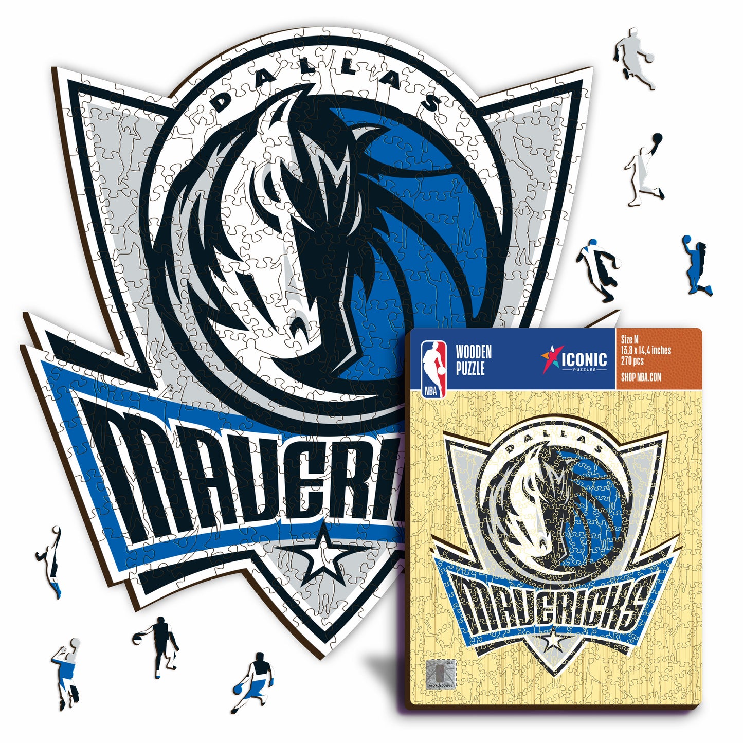 Dallas Mavericks™ Logo - Holzpuzzle