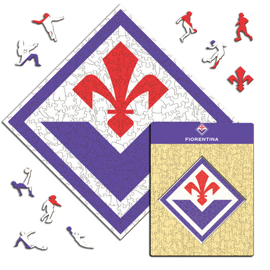 ACF Fiorentina® Logo - Holzpuzzle
