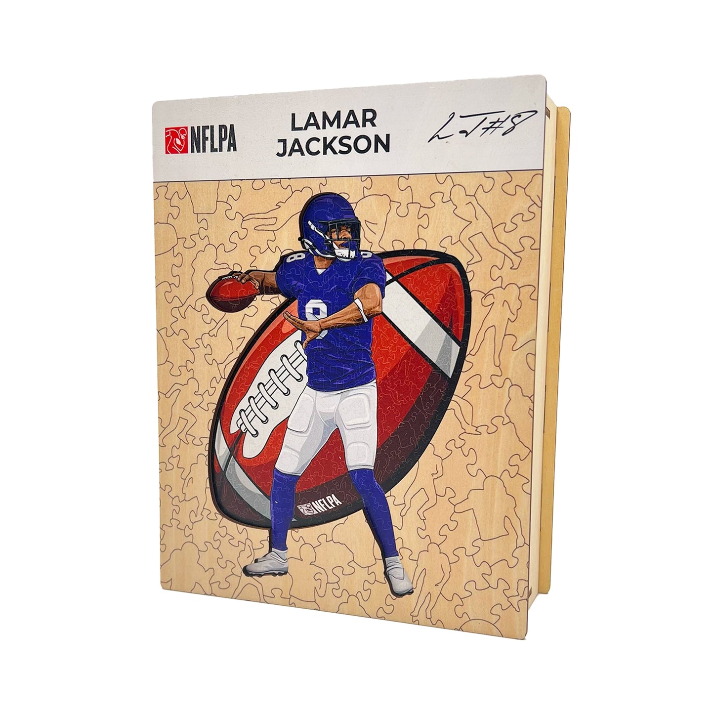 Lamar Jackson - Holzpuzzle