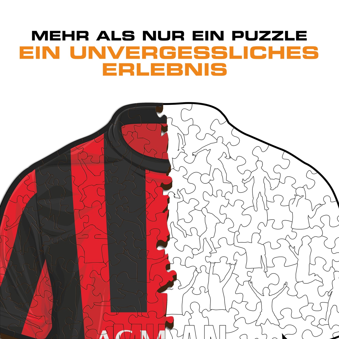 AC Milan® Jersey - Holzpuzzle