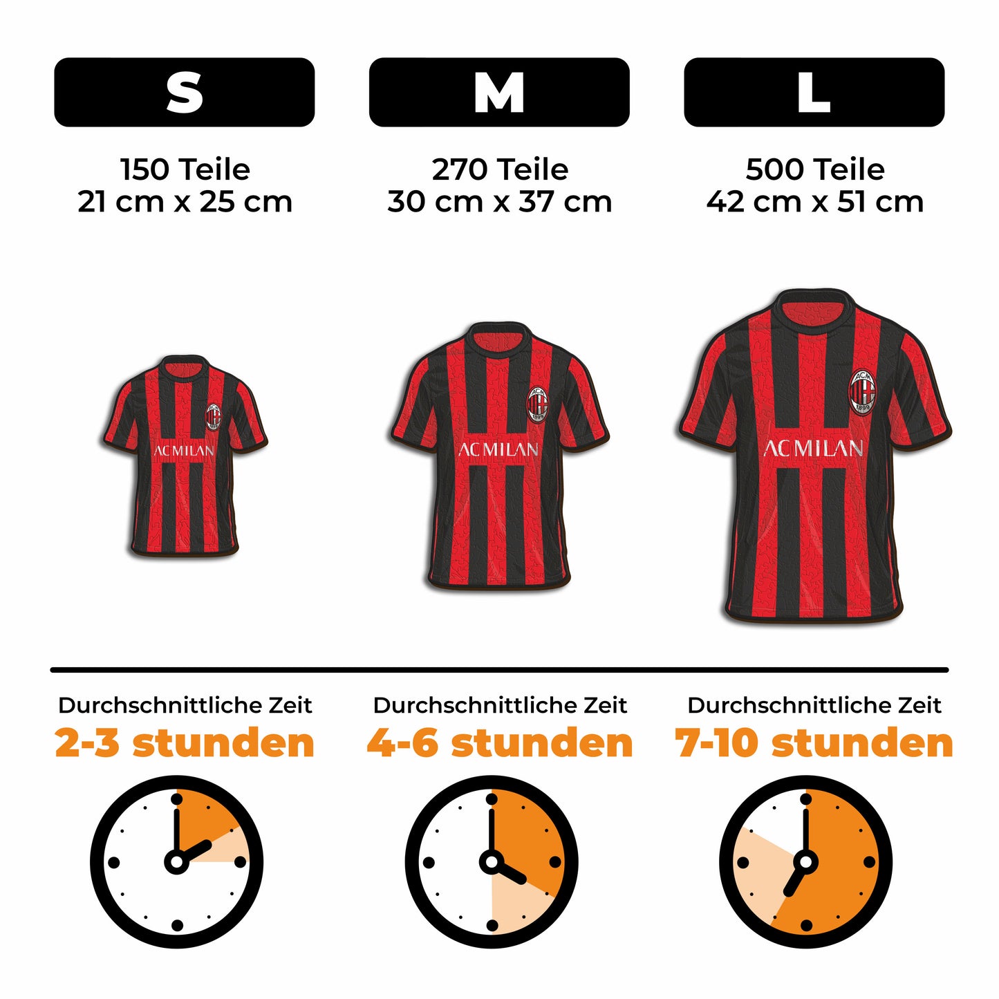 AC Milan® Jersey - Holzpuzzle