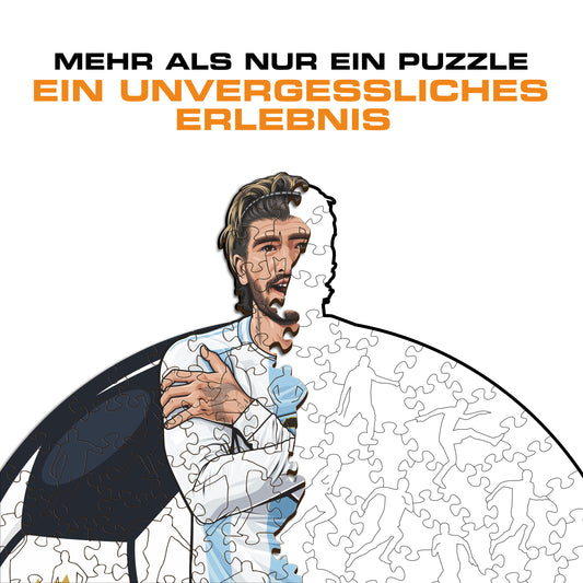 Rodrigo de Paul - Holzpuzzle