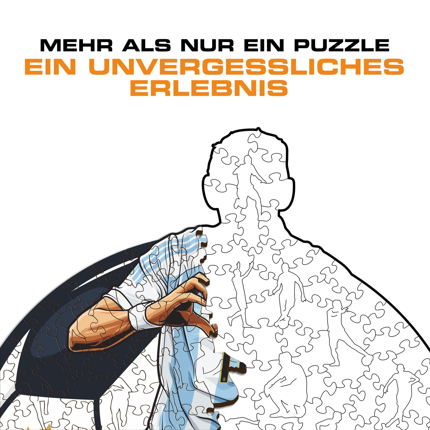 Ángel Di María - Holzpuzzle