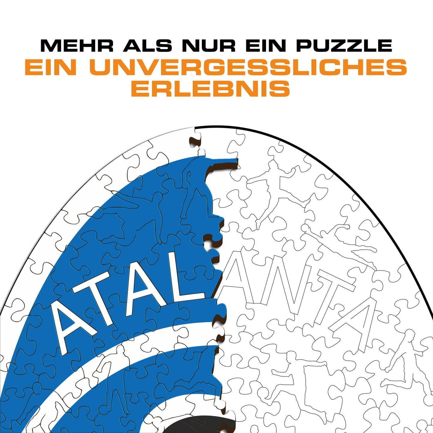 Atalanta BC® Logo - Holzpuzzle