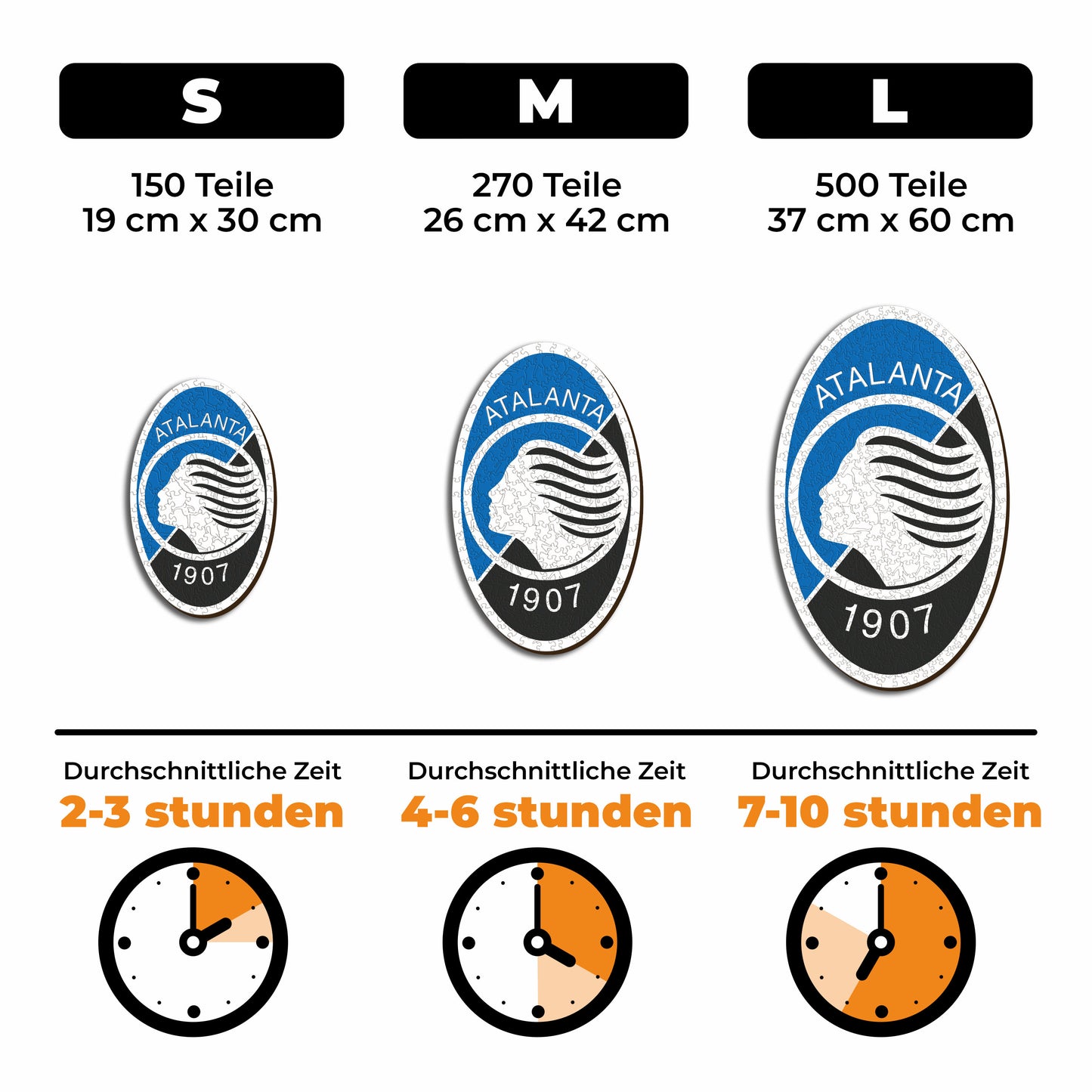 Atalanta BC® Logo - Holzpuzzle