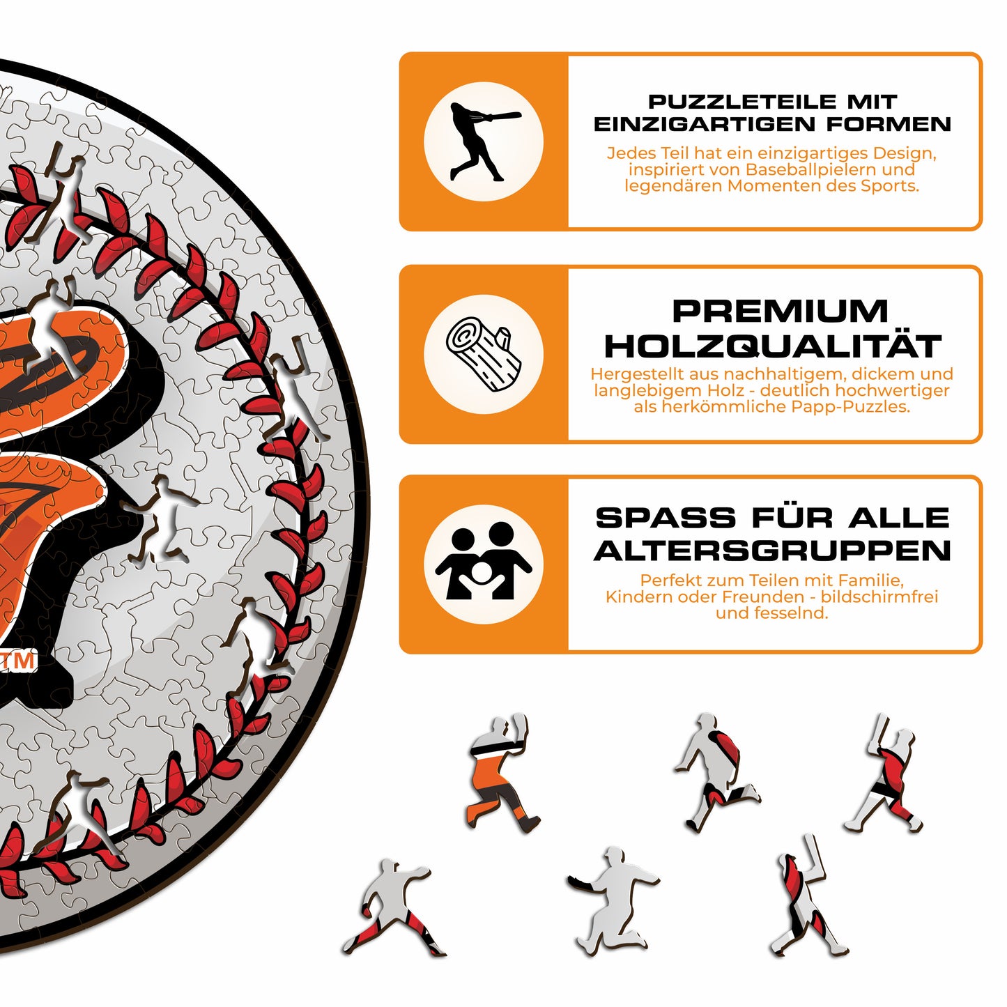 Baltimore Orioles™ - Holzpuzzle