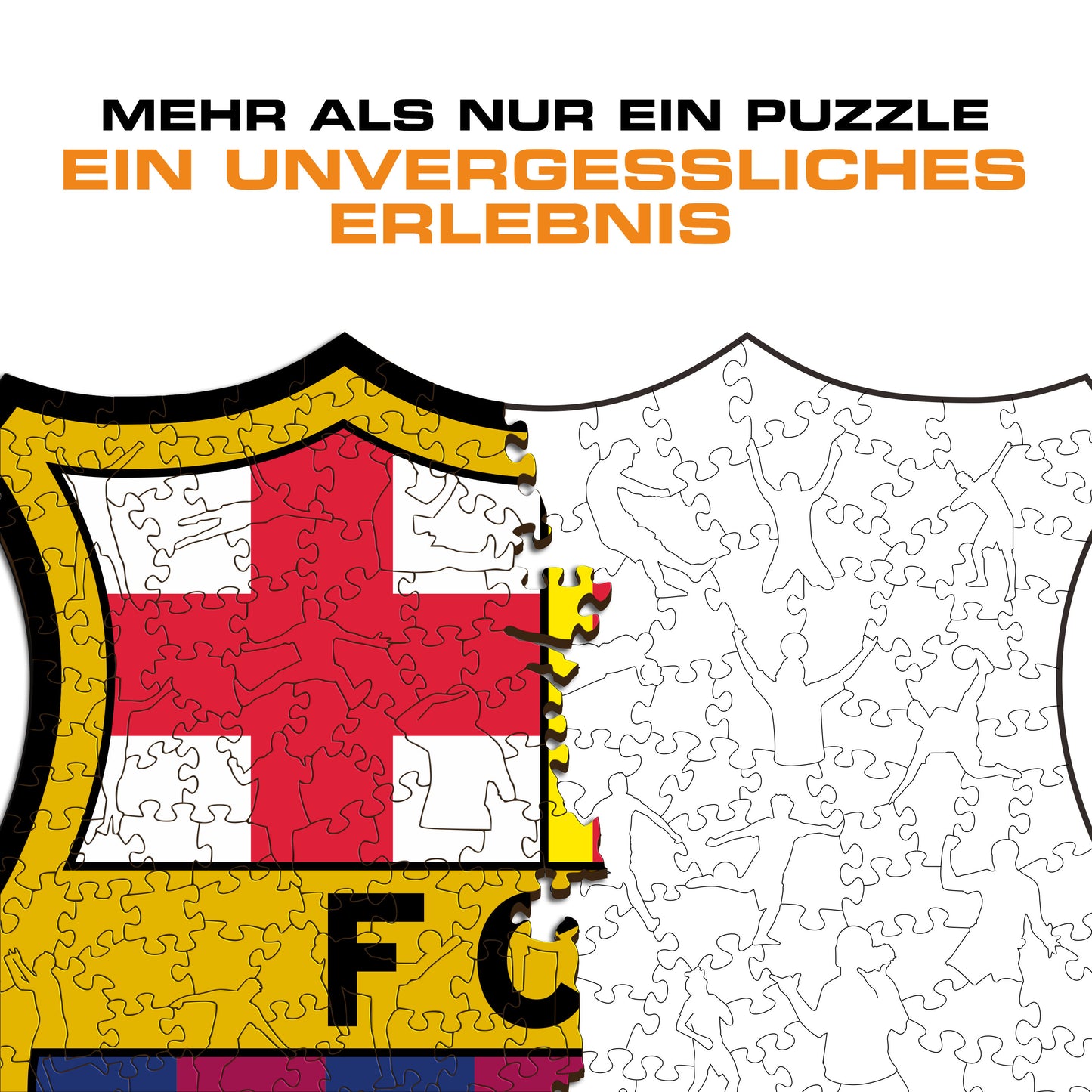 FC Barcelona® Logo - Holzpuzzle