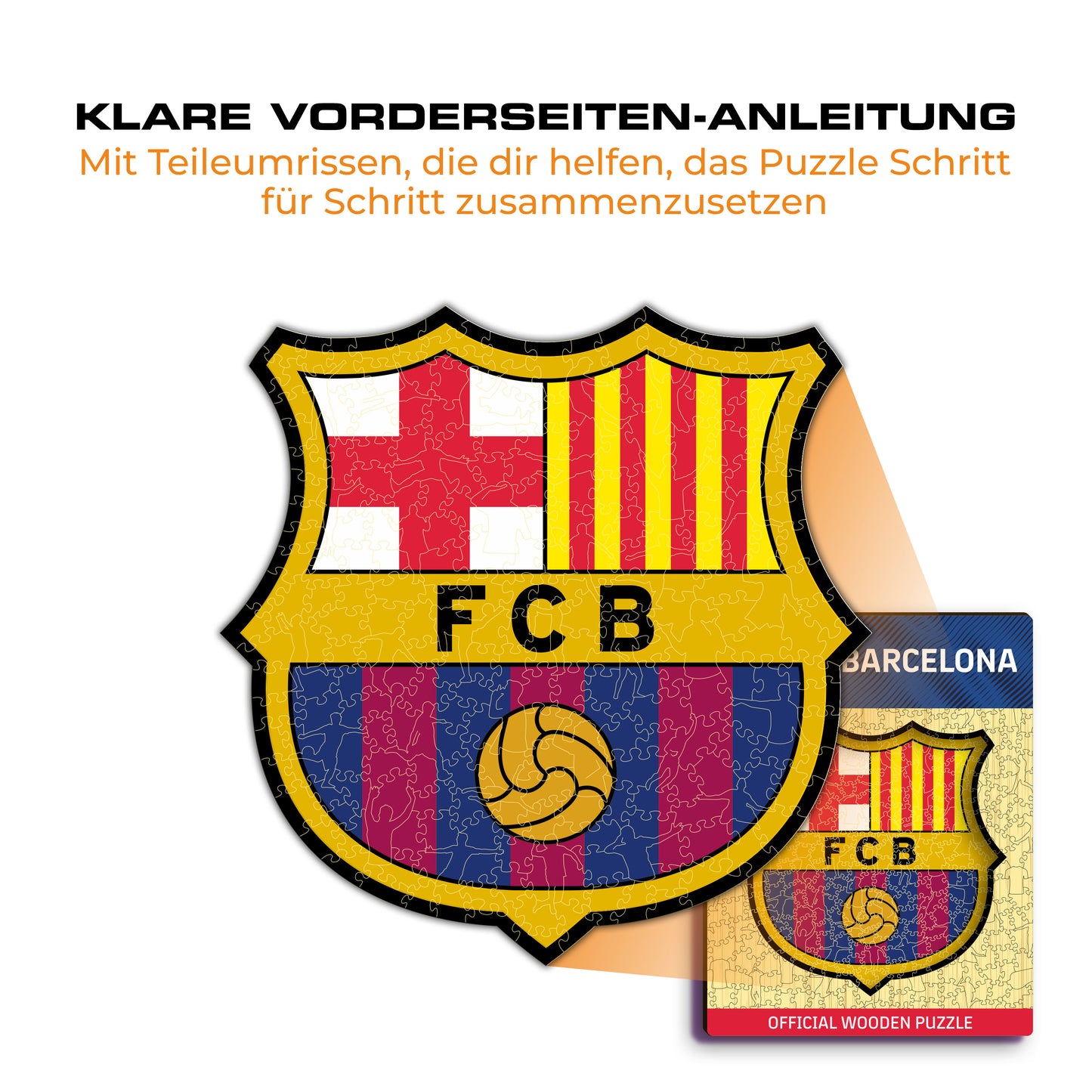 FC Barcelona® Logo - Holzpuzzle