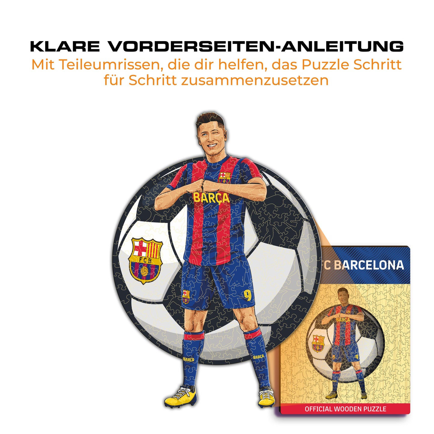 Robert Lewandowski - Holzpuzzle