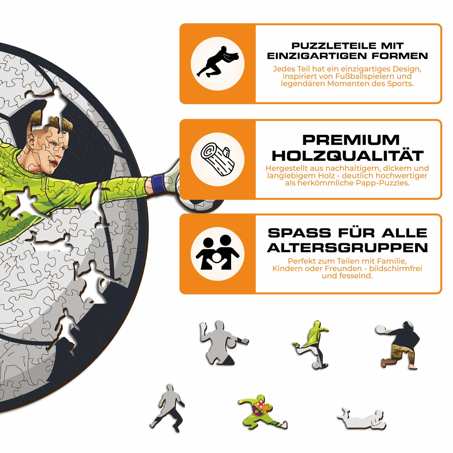 Marc-André Ter Stegen - Holzpuzzle