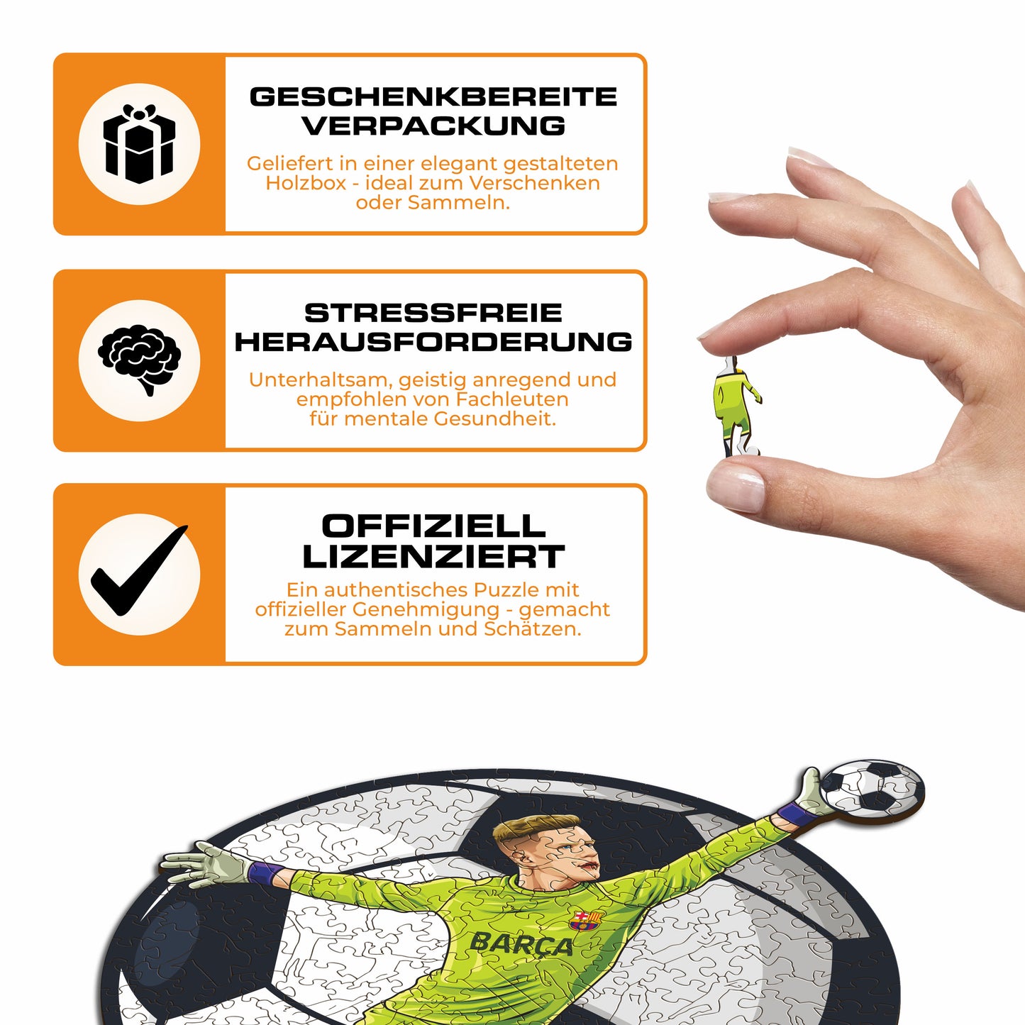 Marc-André Ter Stegen - Holzpuzzle