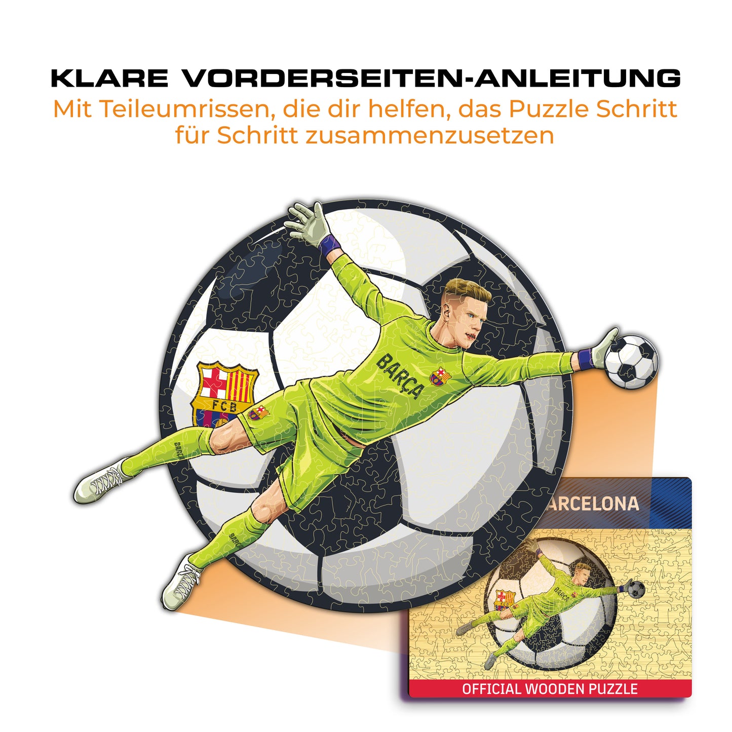 Marc-André Ter Stegen - Holzpuzzle