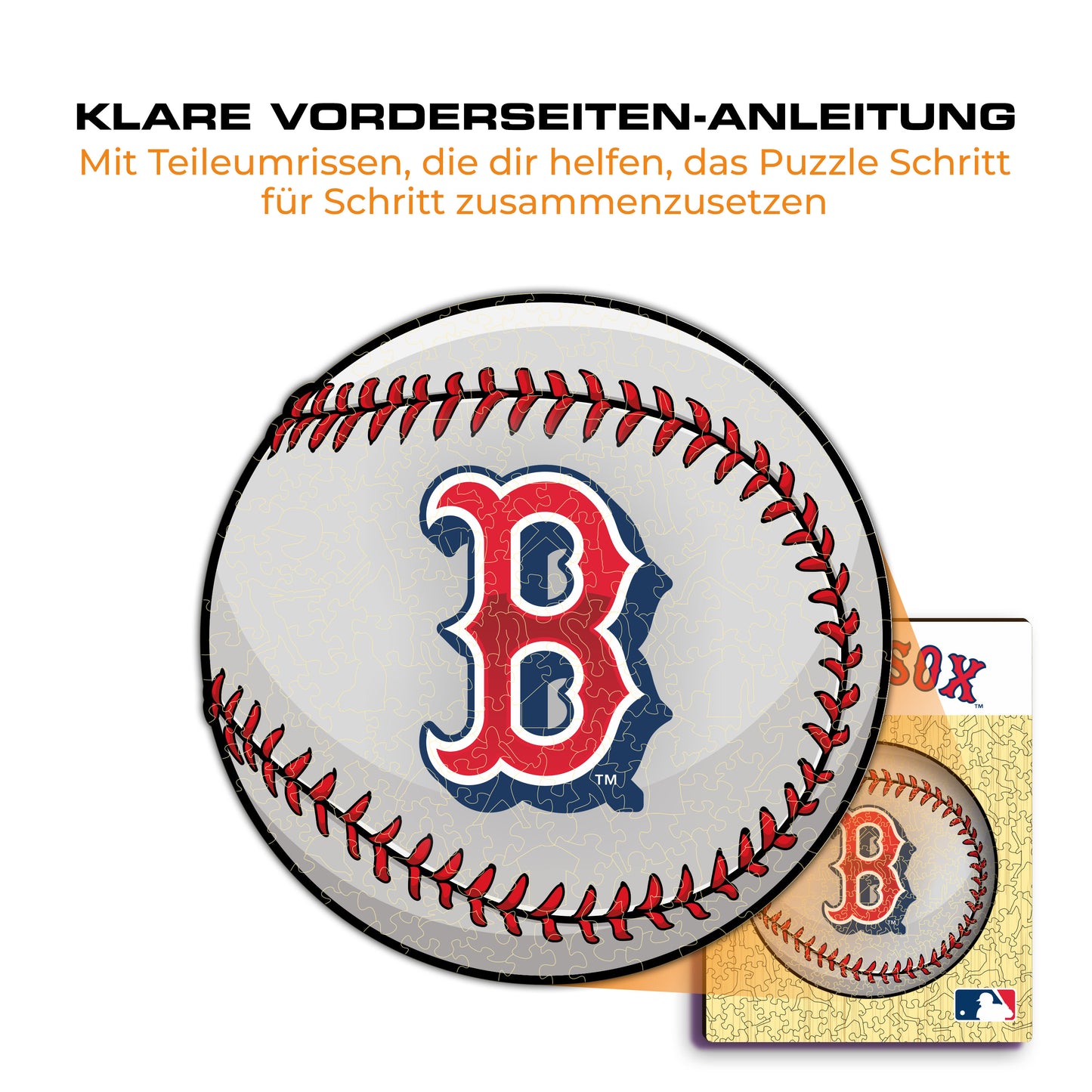Boston Red Sox™ Baseball - Holzpuzzle