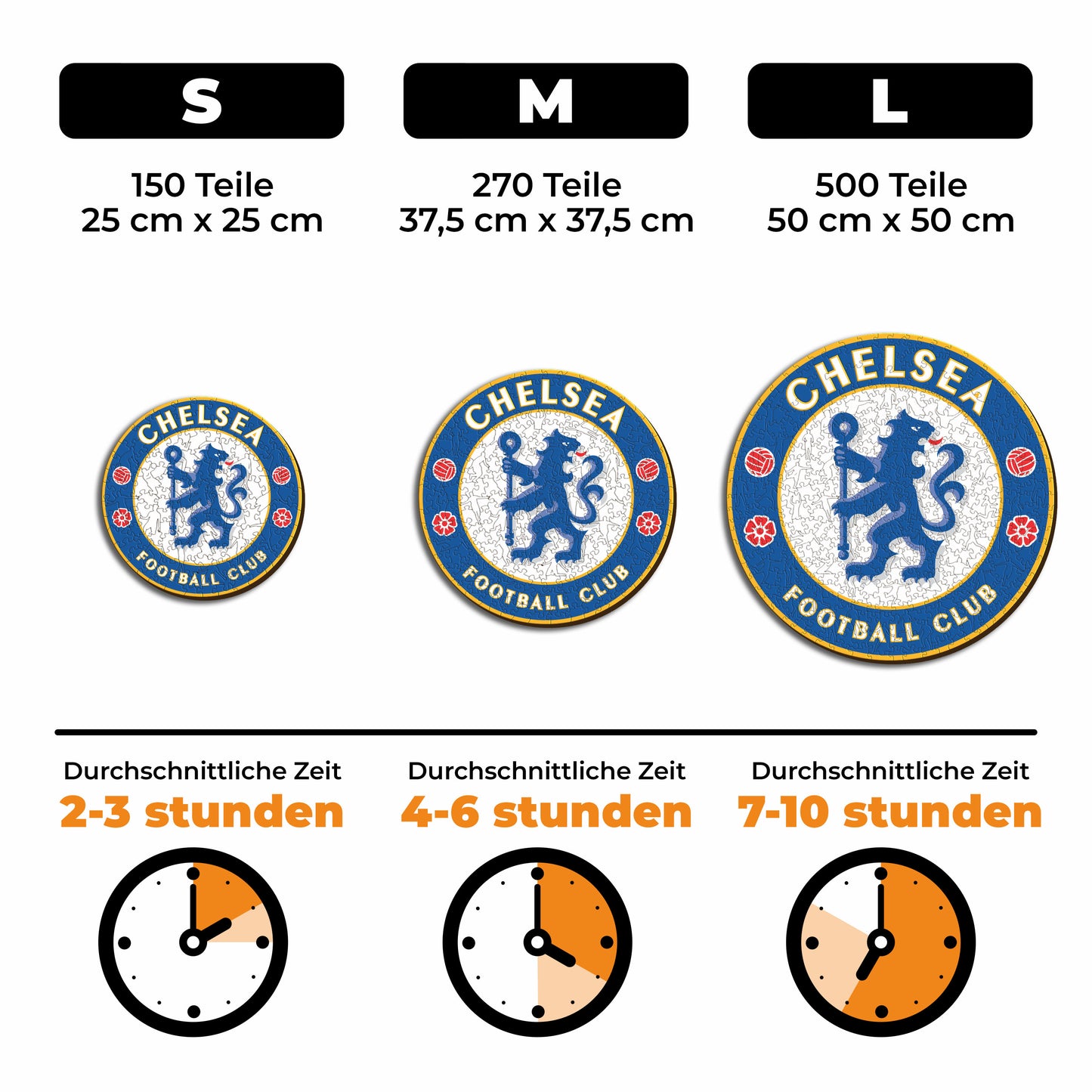 Chelsea FC® Logo - Holzpuzzle