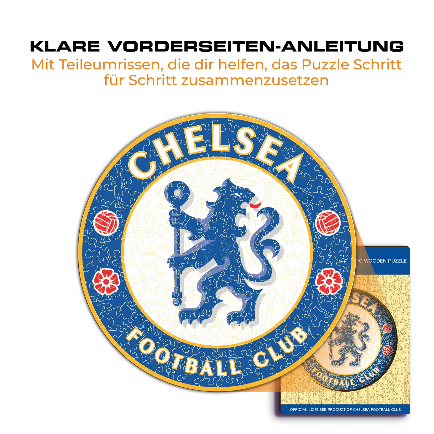 Chelsea FC® Logo - Holzpuzzle