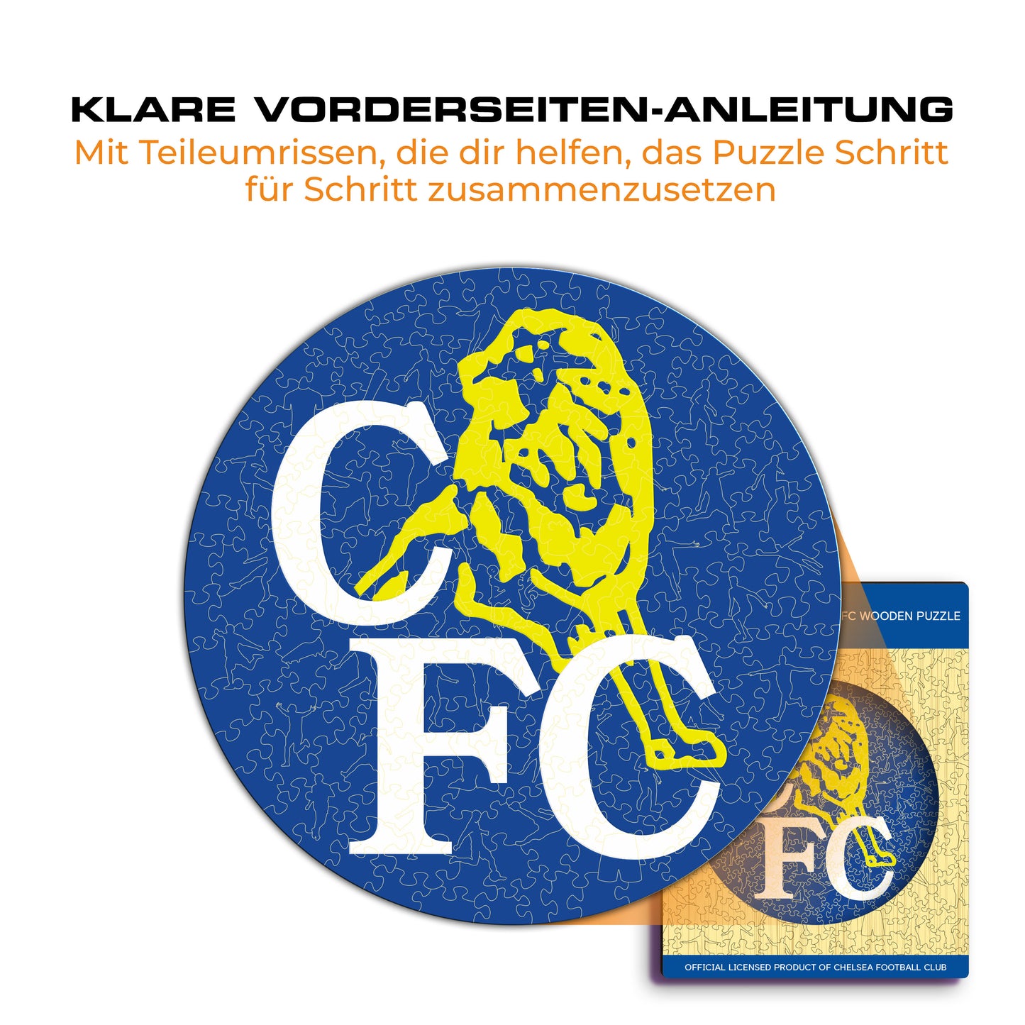 Chelsea FC® Retro Logo - Holzpuzzle