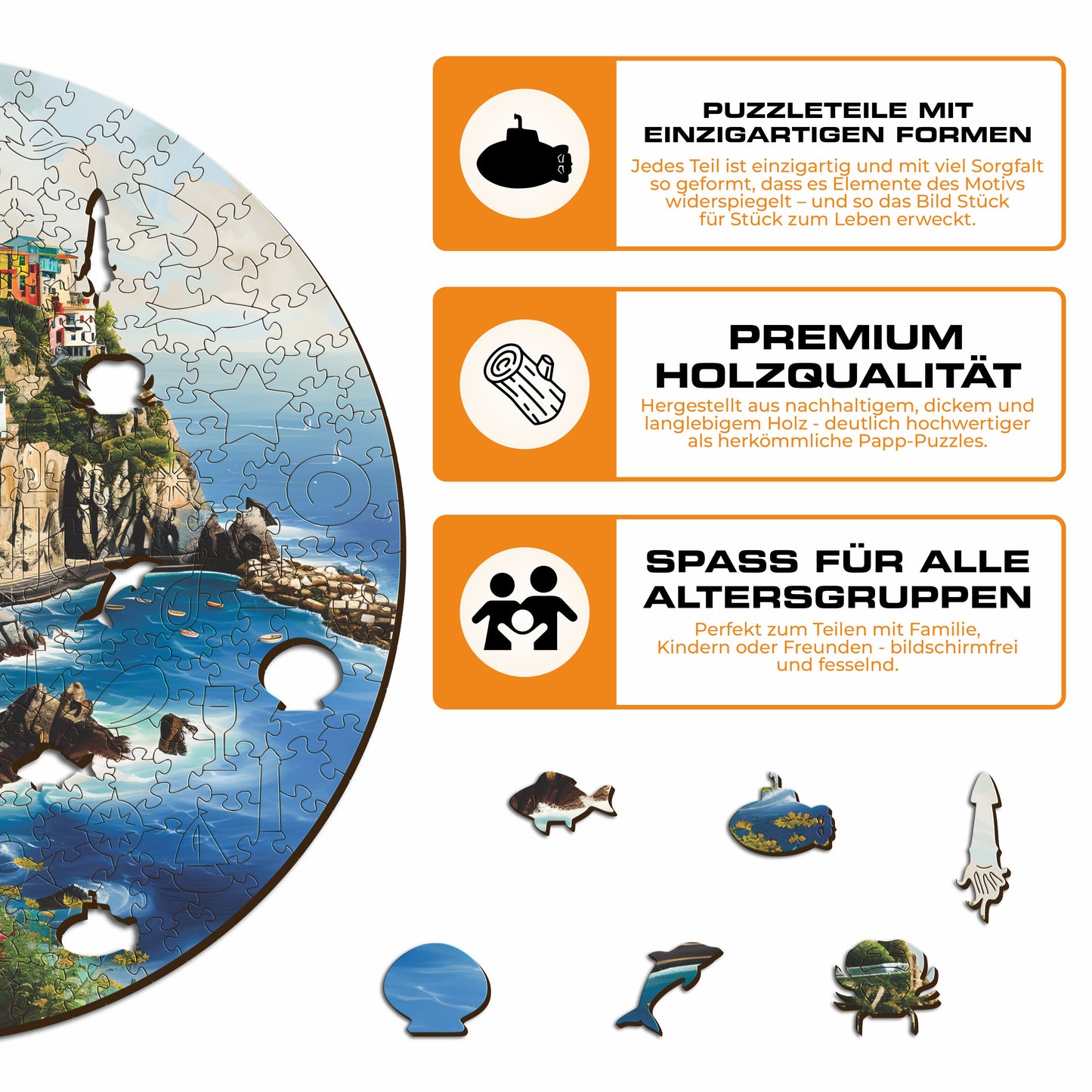 Portofino - Holzpuzzle