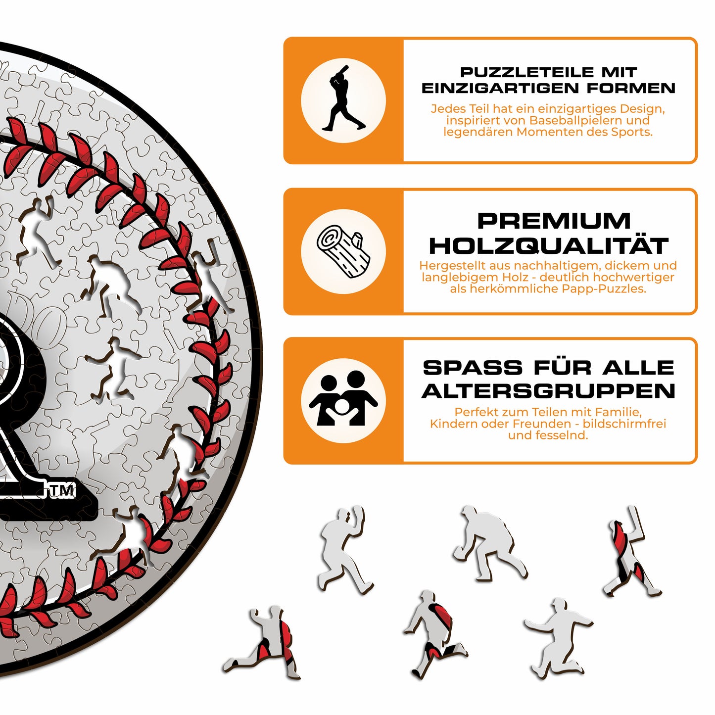 Colorado Rockies™ Baseball - Holzpuzzle