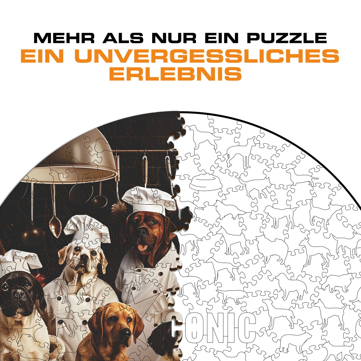 Koch Hunde - Holzpuzzle