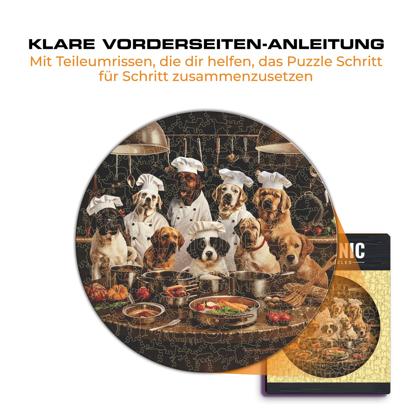 Koch Hunde - Holzpuzzle
