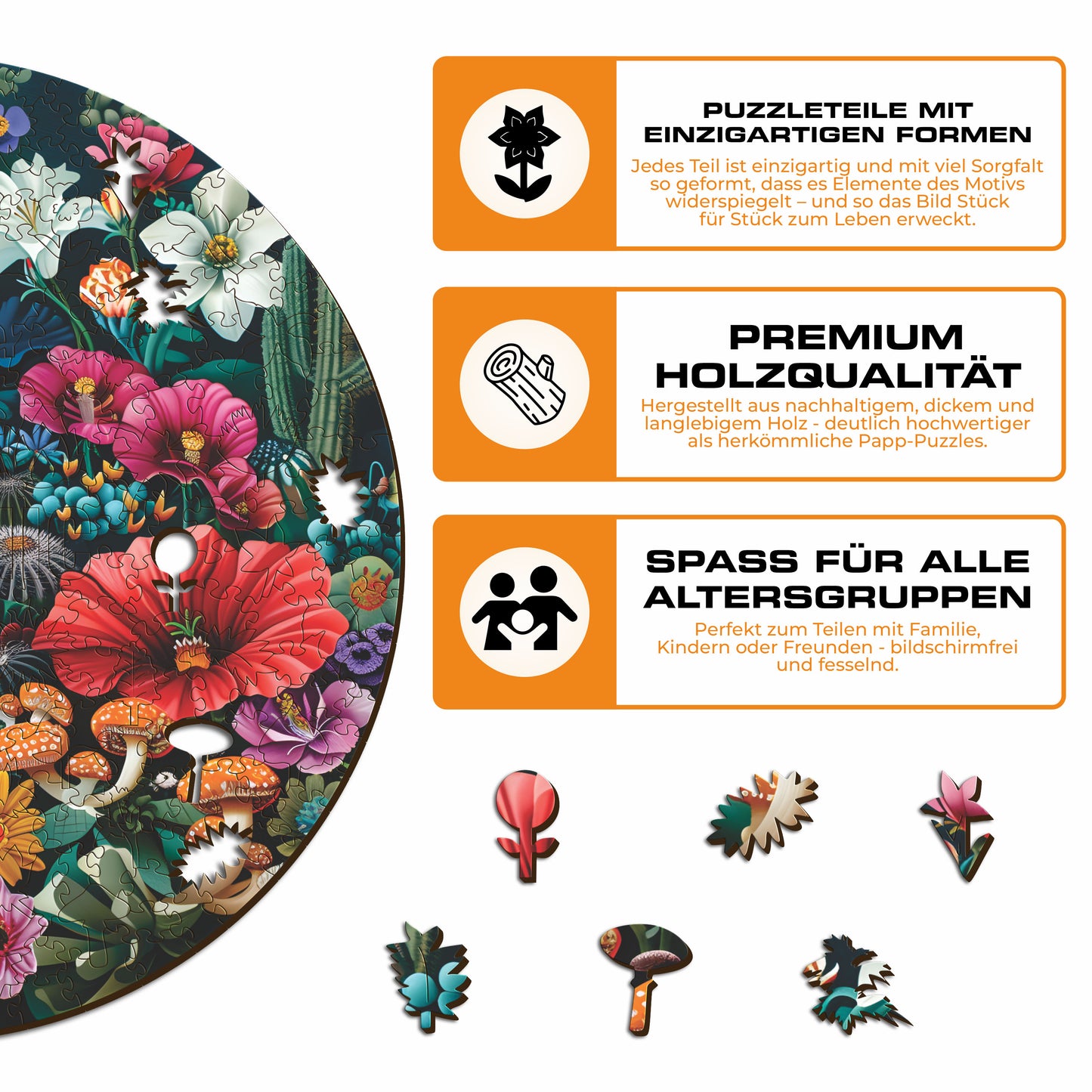 Zauberwald - Holzpuzzle