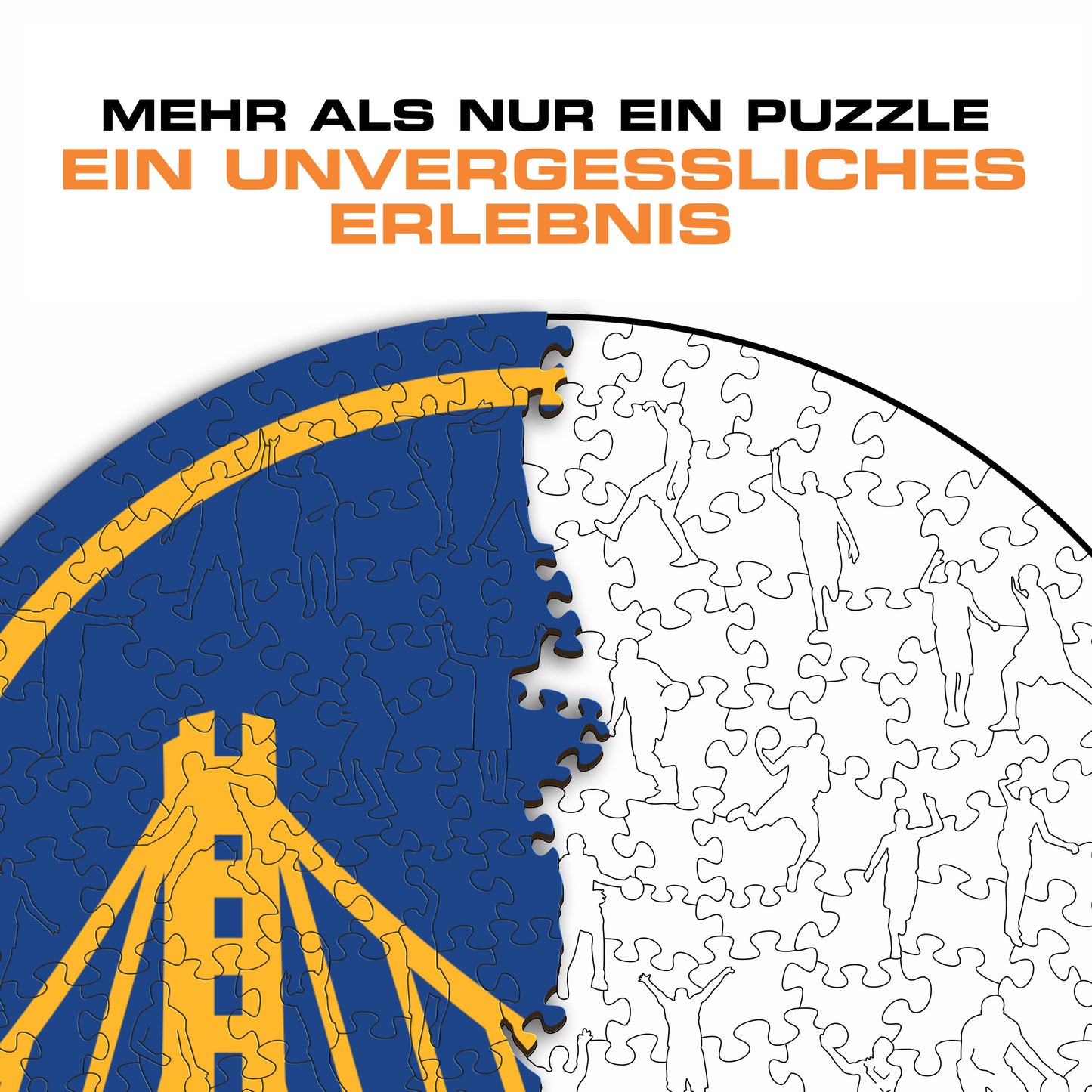 Golden State Warriors™ Logo - Holzpuzzle