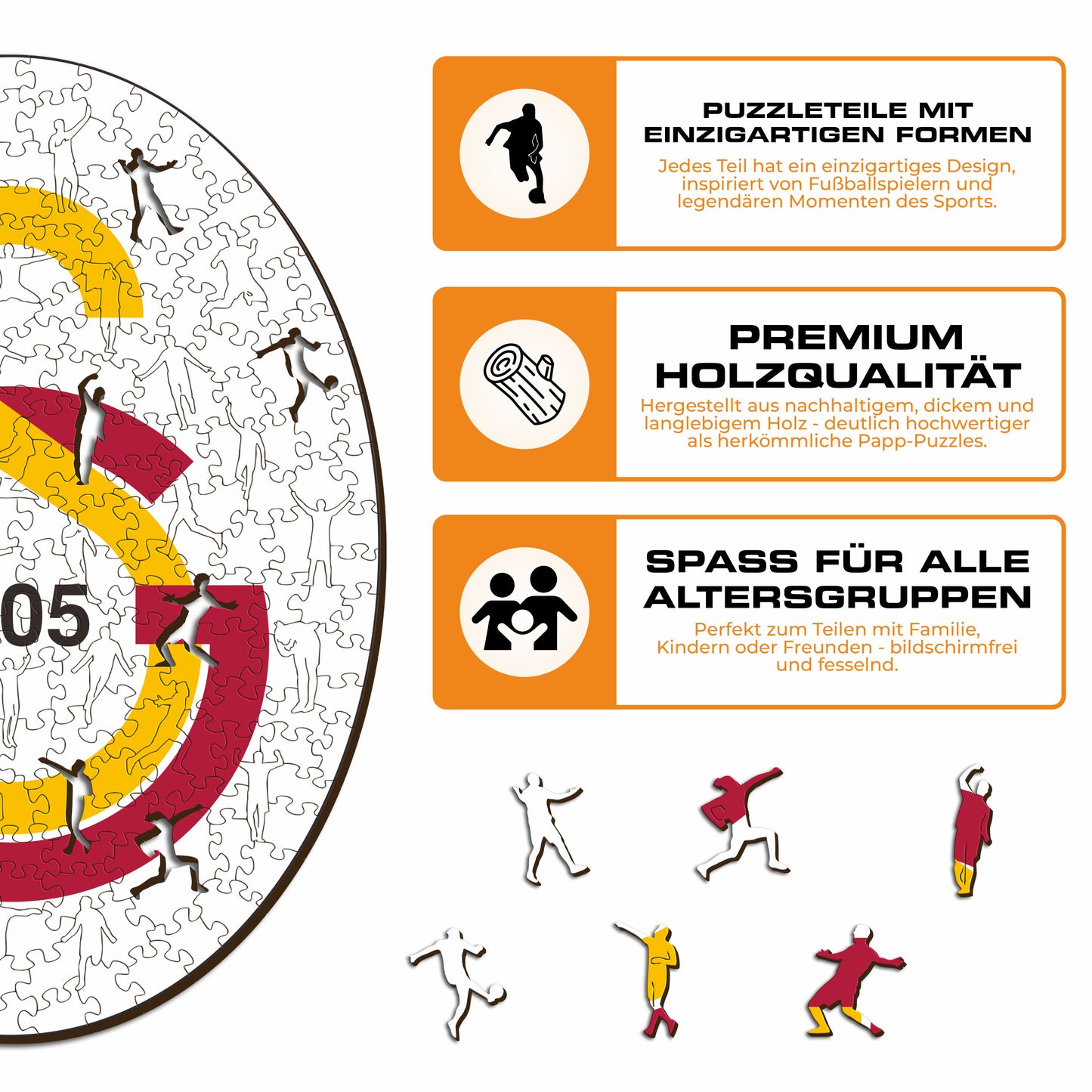 Galatasaray S.K.® Logo - Holzpuzzle
