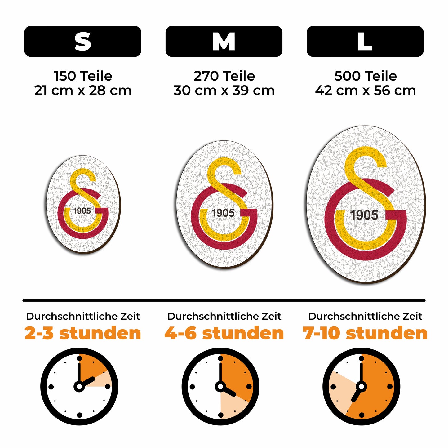 Galatasaray S.K.® Logo - Holzpuzzle