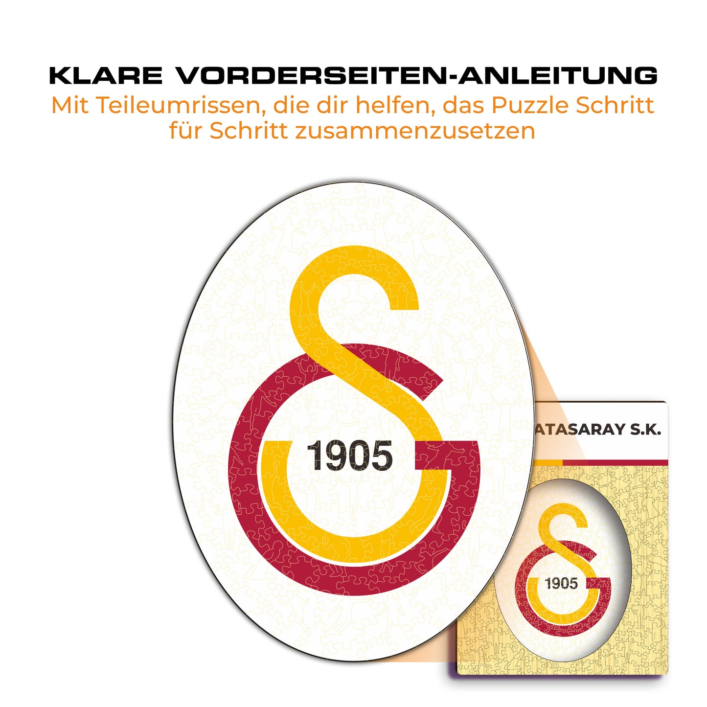 Galatasaray S.K.® Logo - Holzpuzzle
