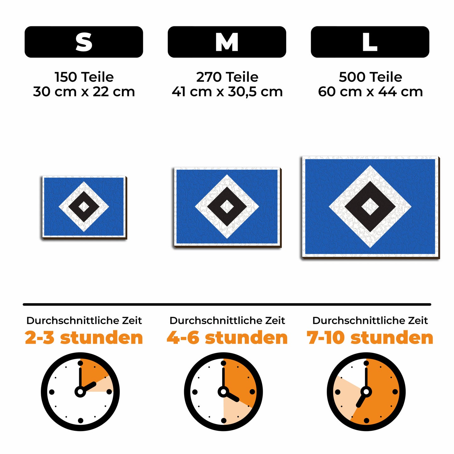 HSV® Logo - Holzpuzzle
