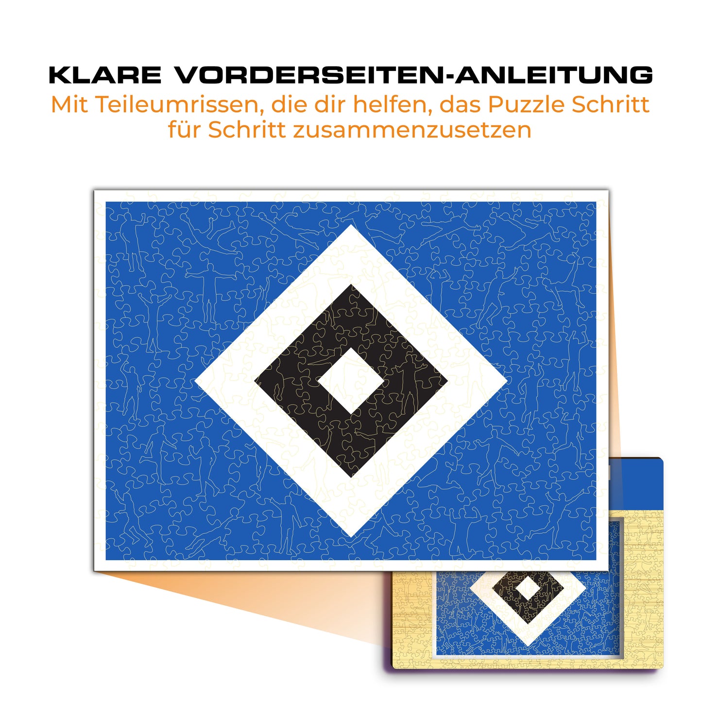 HSV® Logo - Holzpuzzle