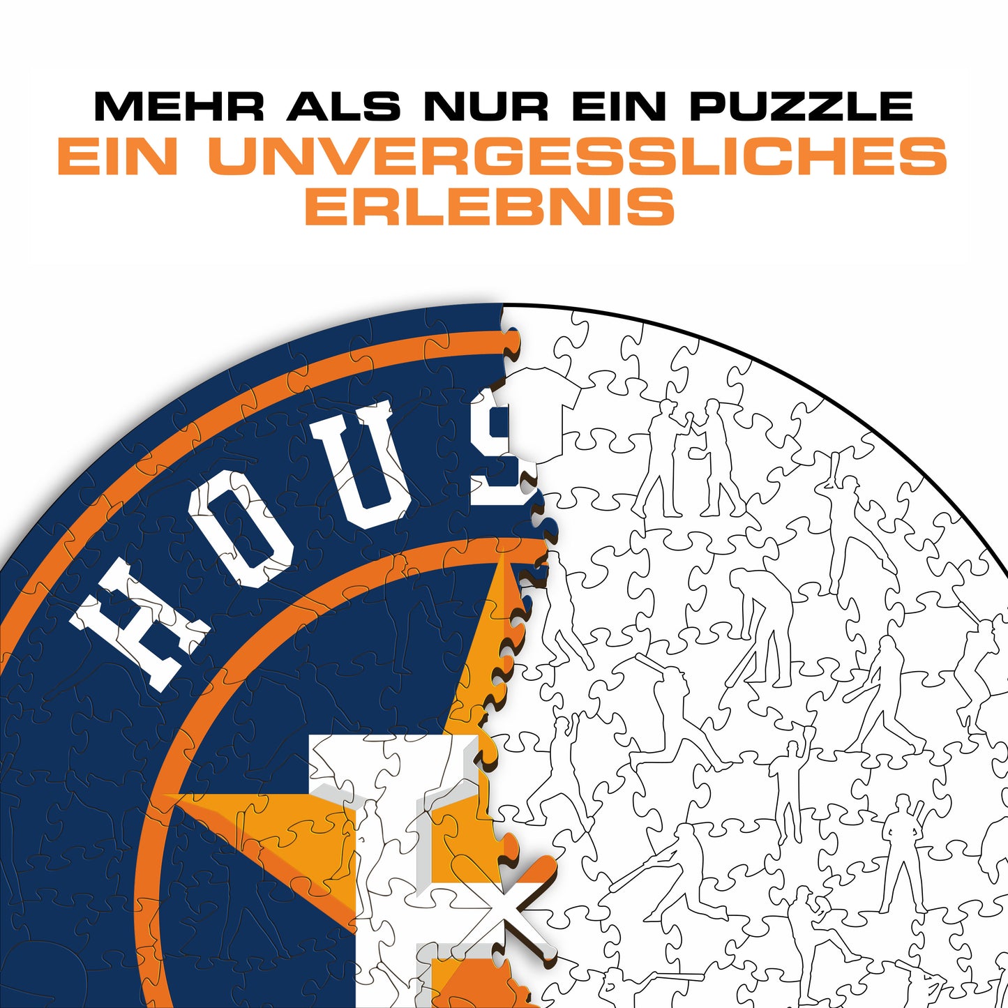 Houston Astros™ Logo - Holzpuzzle