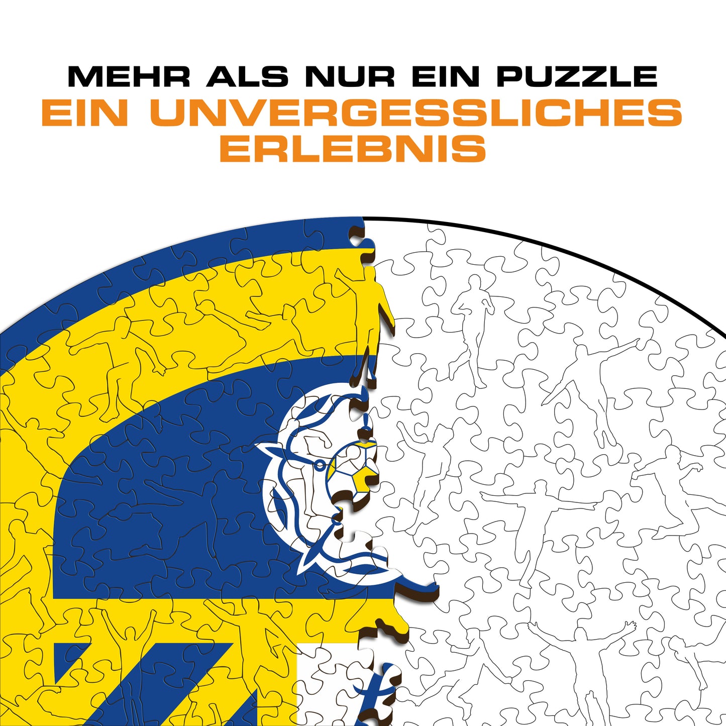Leeds United FC® Logo - Holzpuzzle