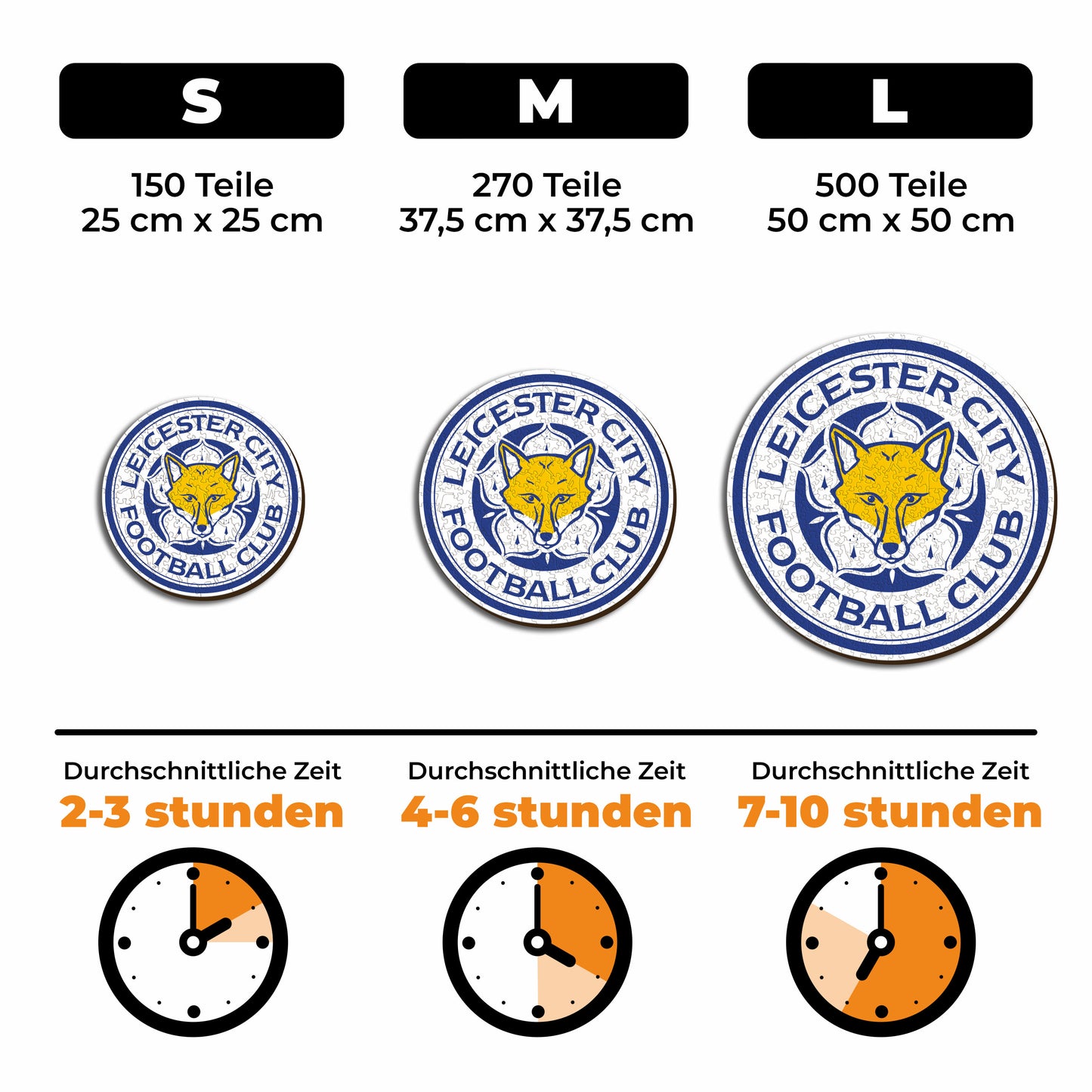 Leicester City FC® Logo - Holzpuzzle