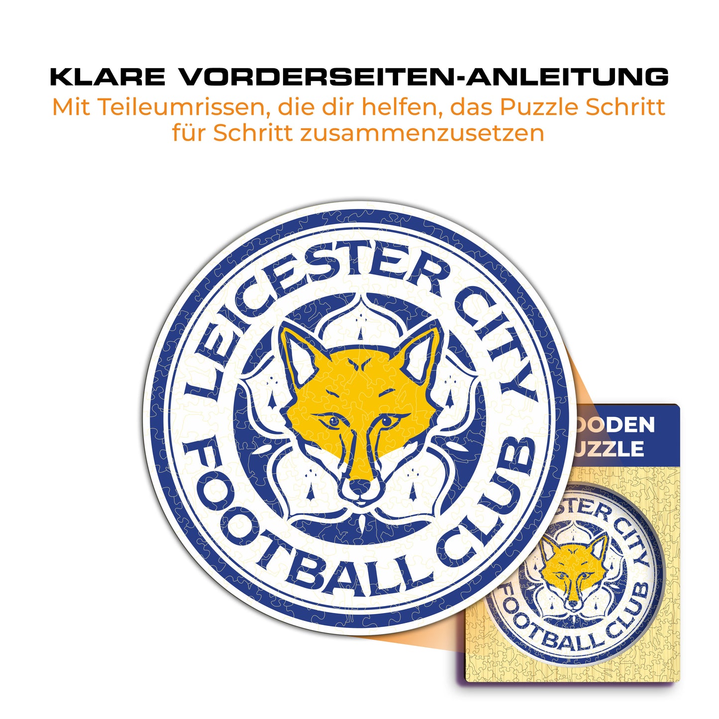 Leicester City FC® Logo - Holzpuzzle