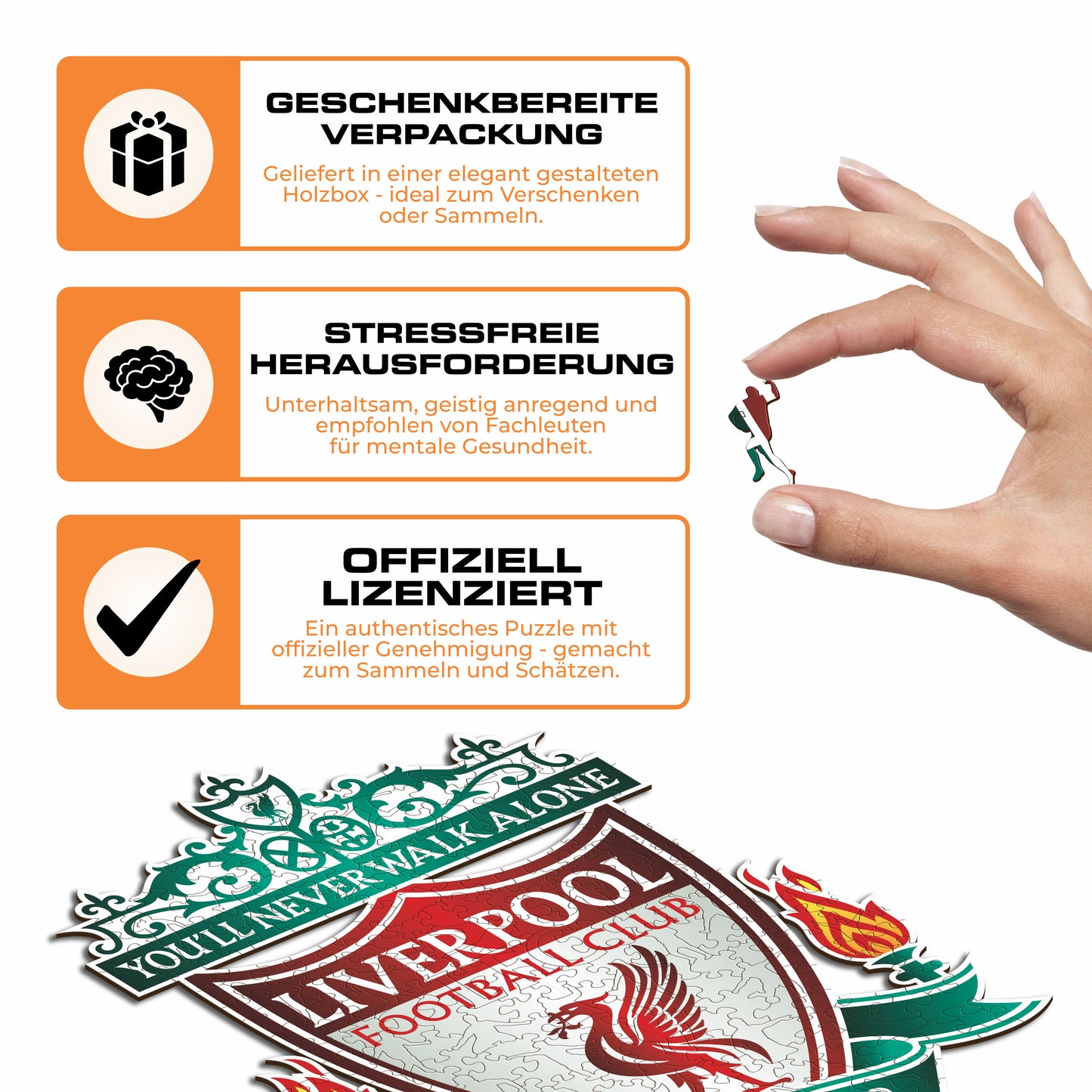 Liverpool FC® Logo - Holzpuzzle