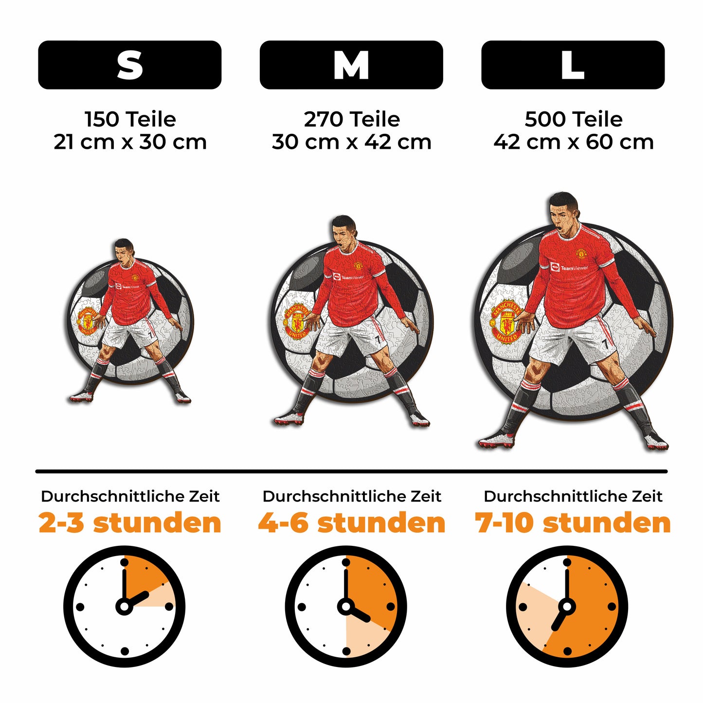 Cristiano Ronaldo - Holzpuzzle