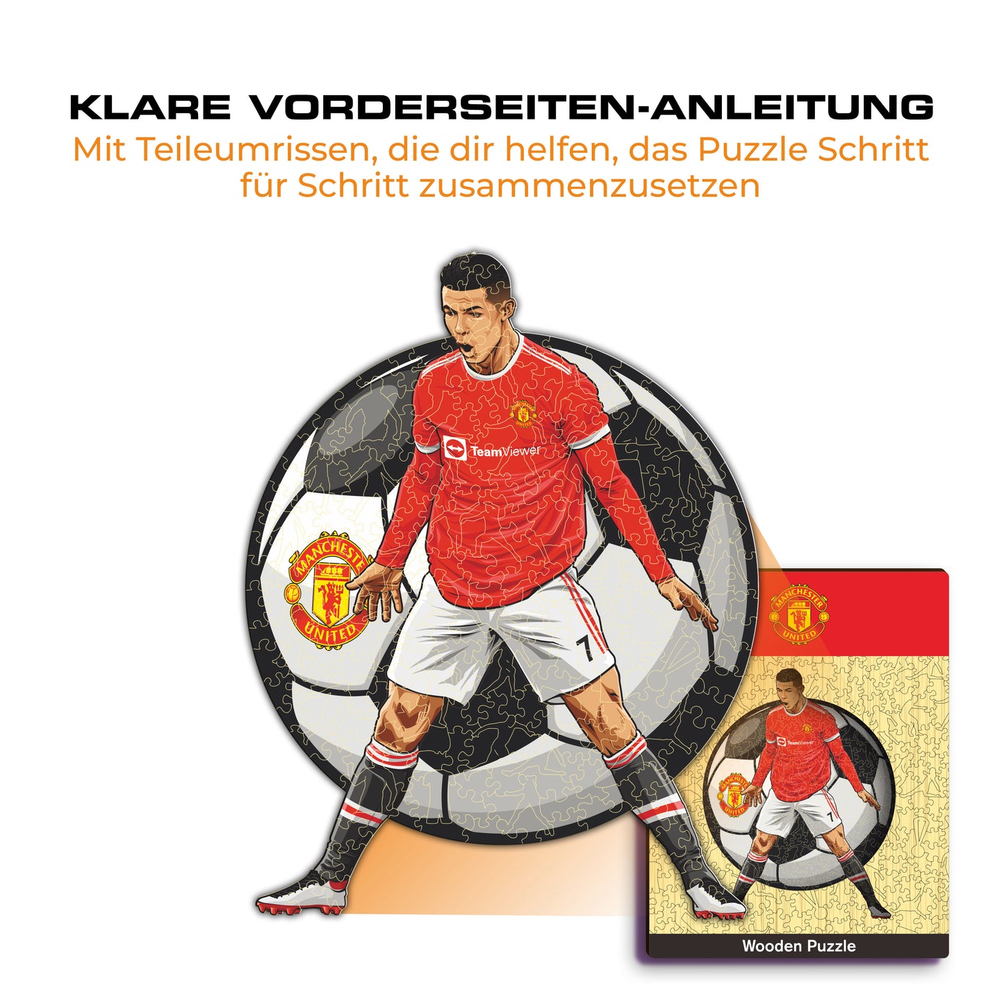 Cristiano Ronaldo - Holzpuzzle