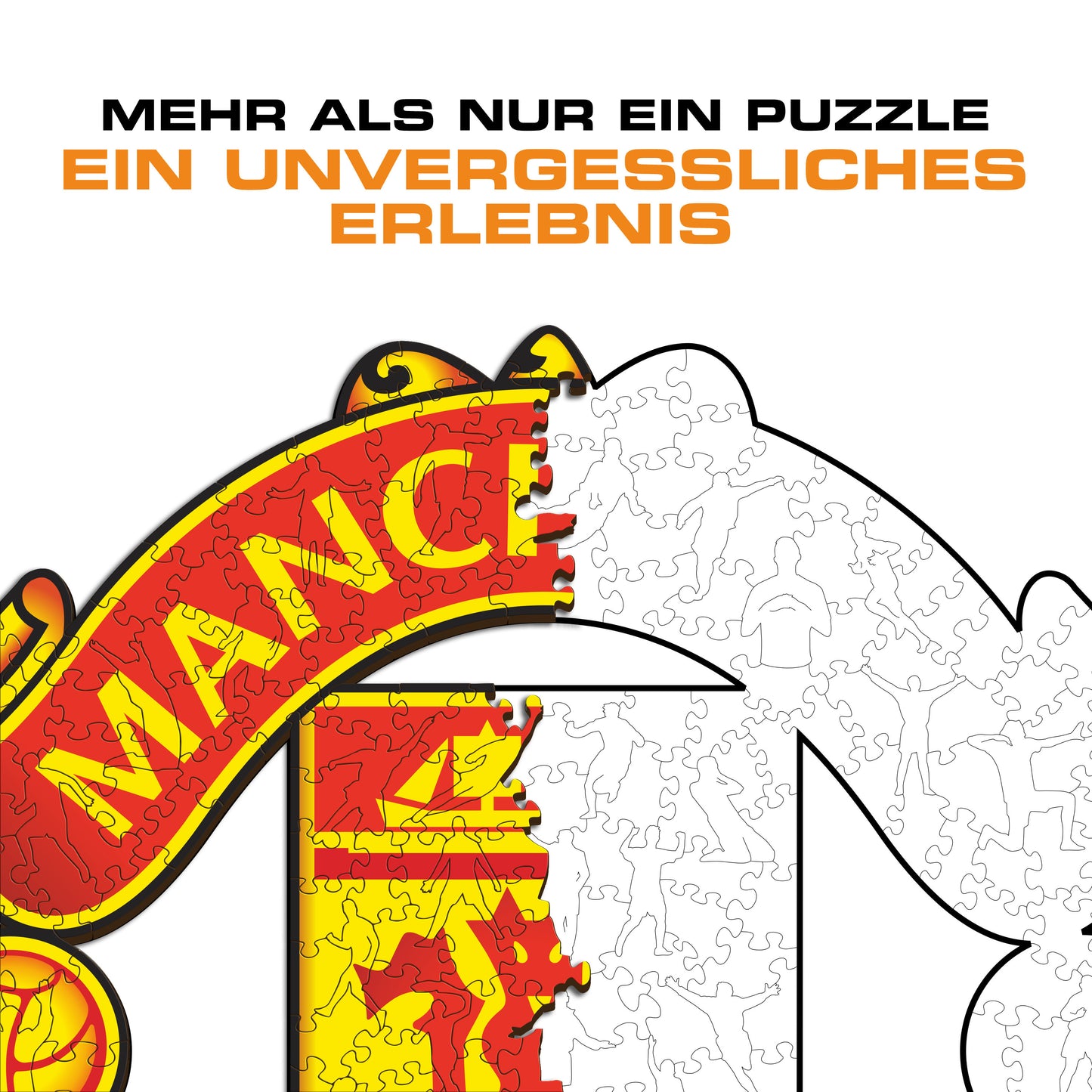 Manchester United FC® Logo - Holzpuzzle
