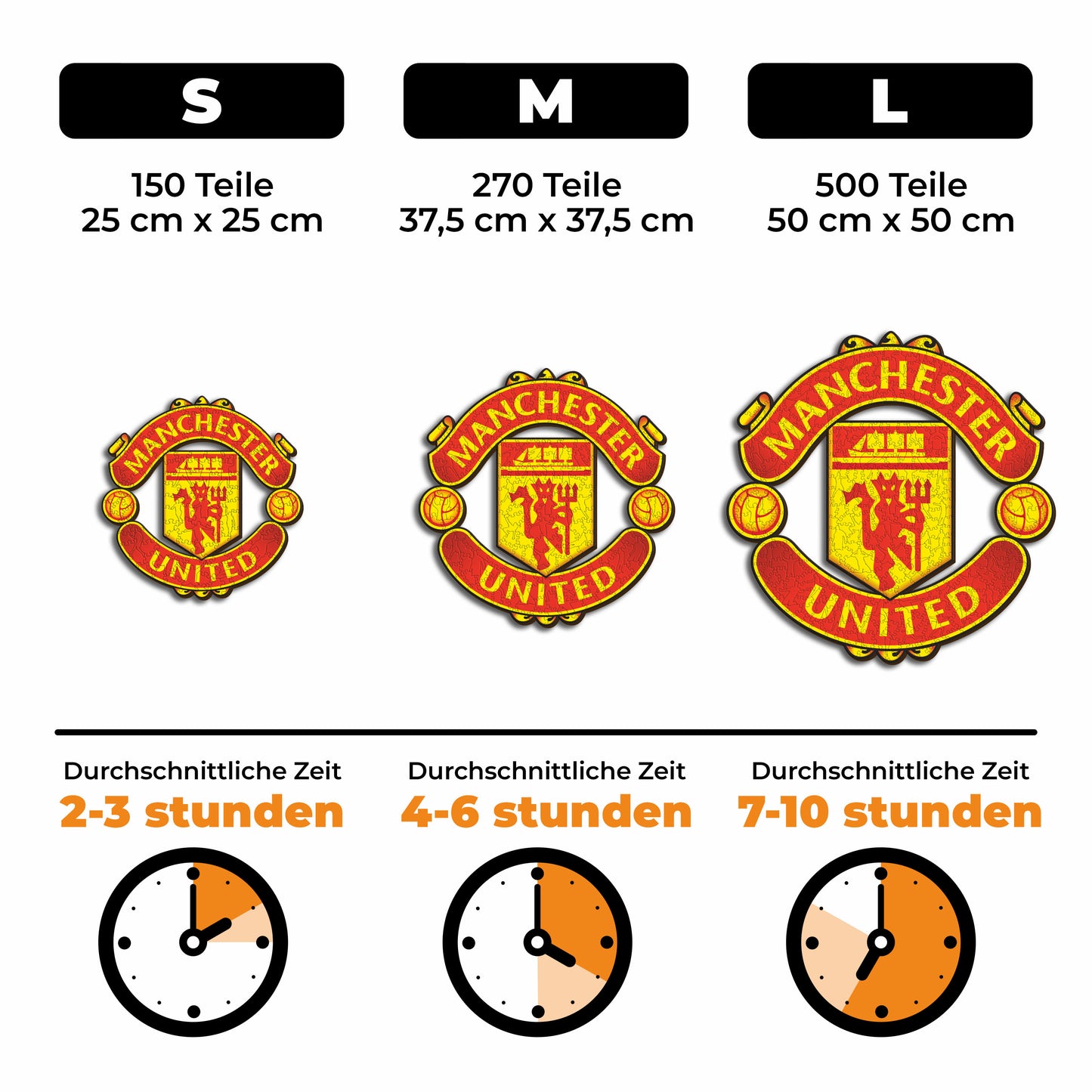 Manchester United FC® Logo - Holzpuzzle
