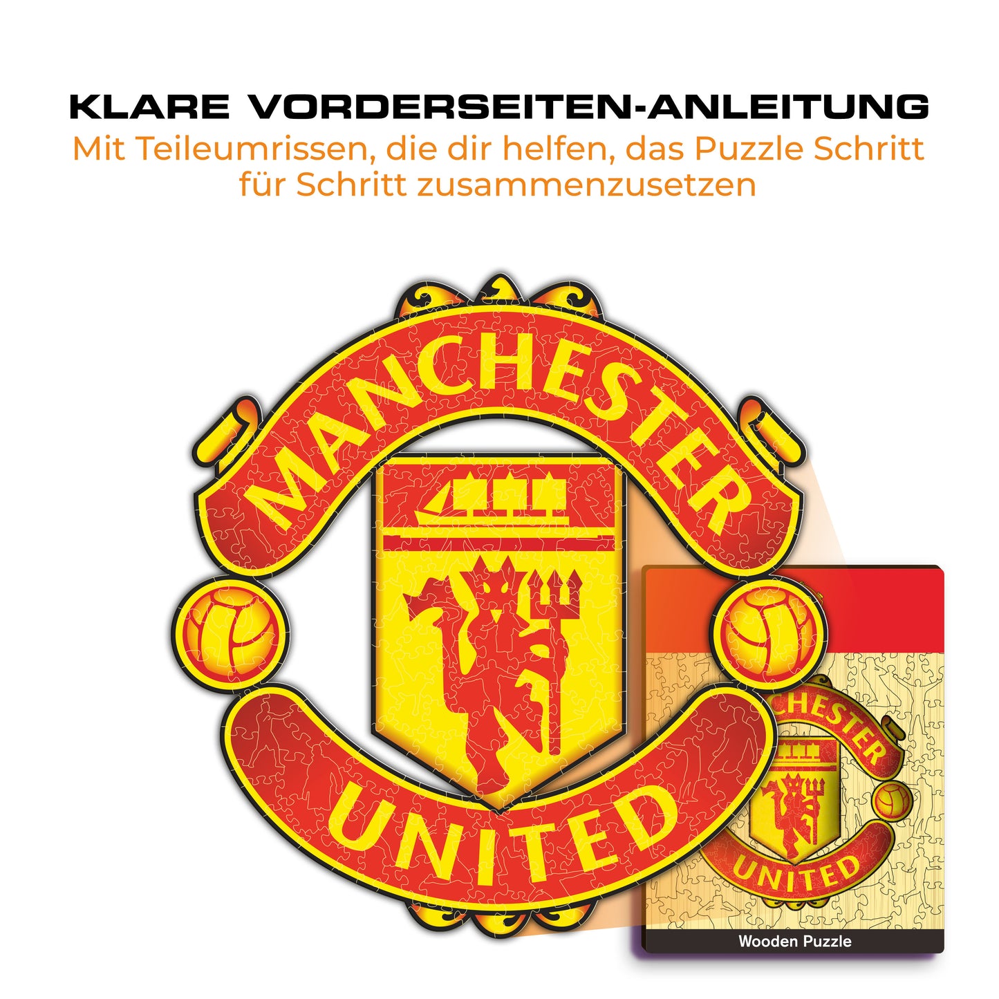 Manchester United FC® Logo - Holzpuzzle