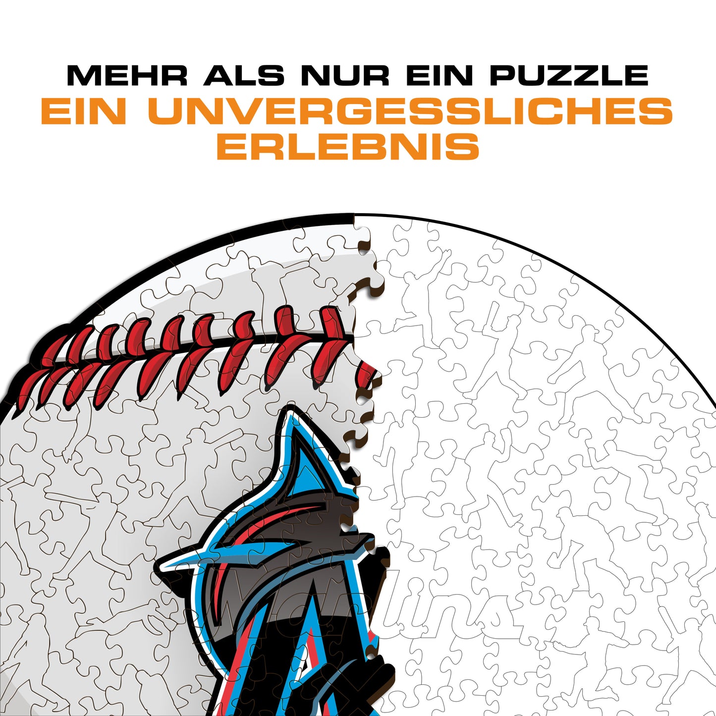 Miami Marlins™ - Holzpuzzle