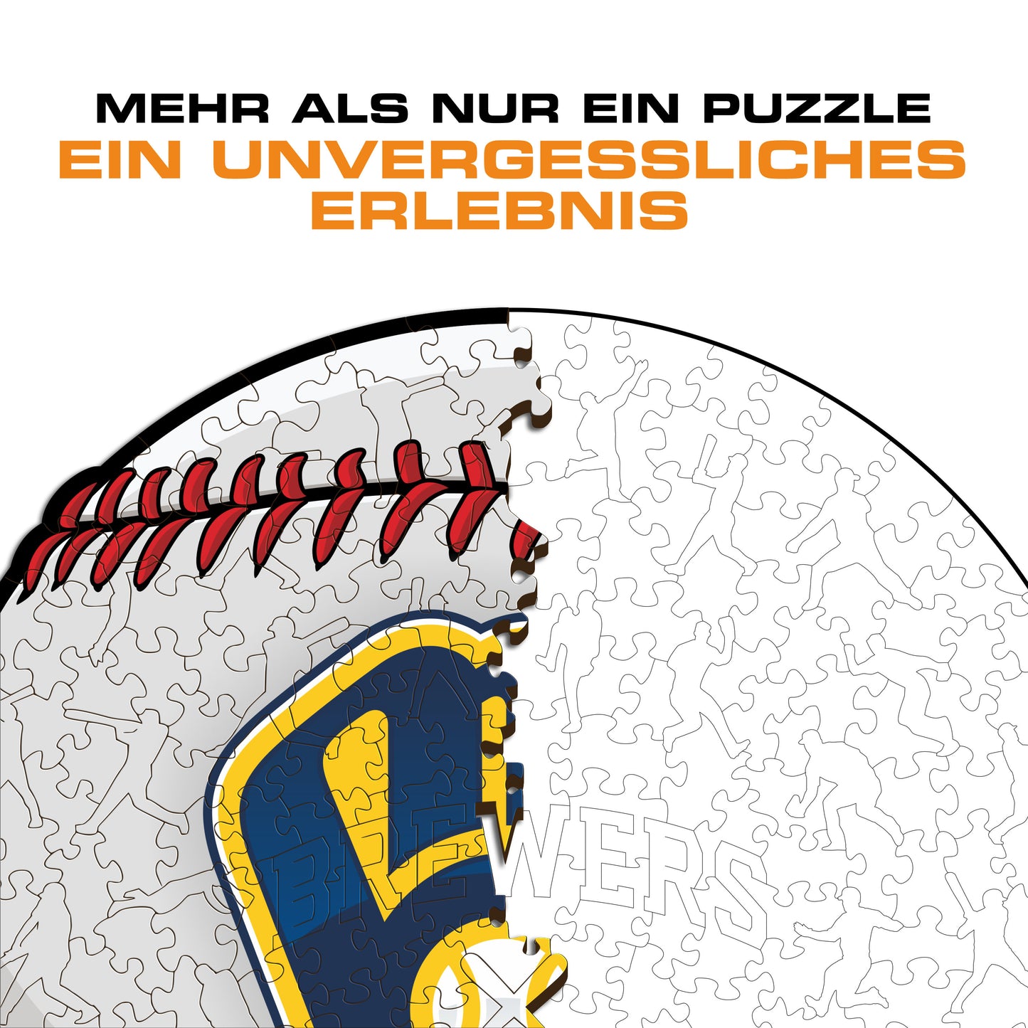 Milwaukee Brewers™ - Holzpuzzle