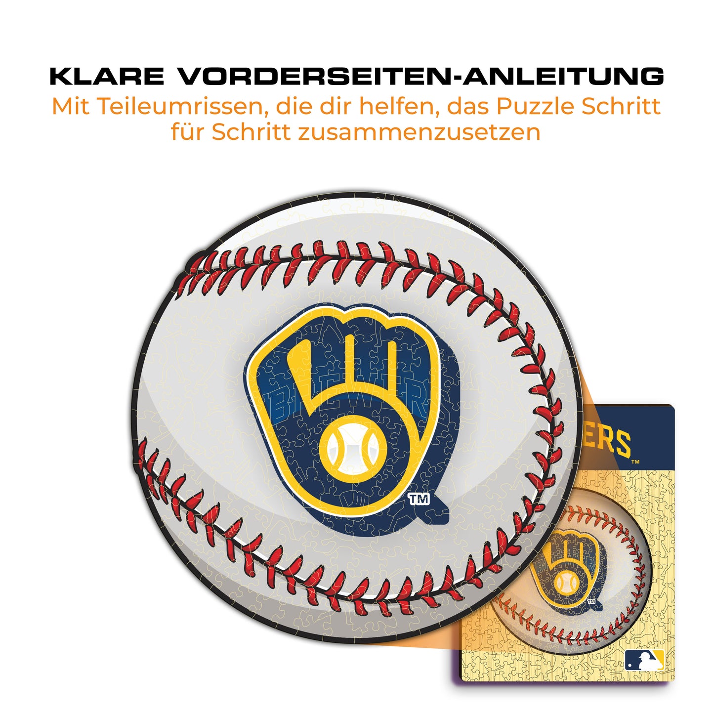 Milwaukee Brewers™ - Holzpuzzle