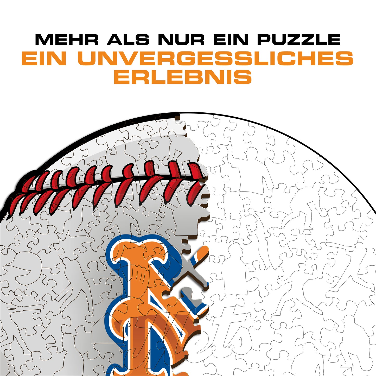 New York Mets™ Baseball - Holzpuzzle