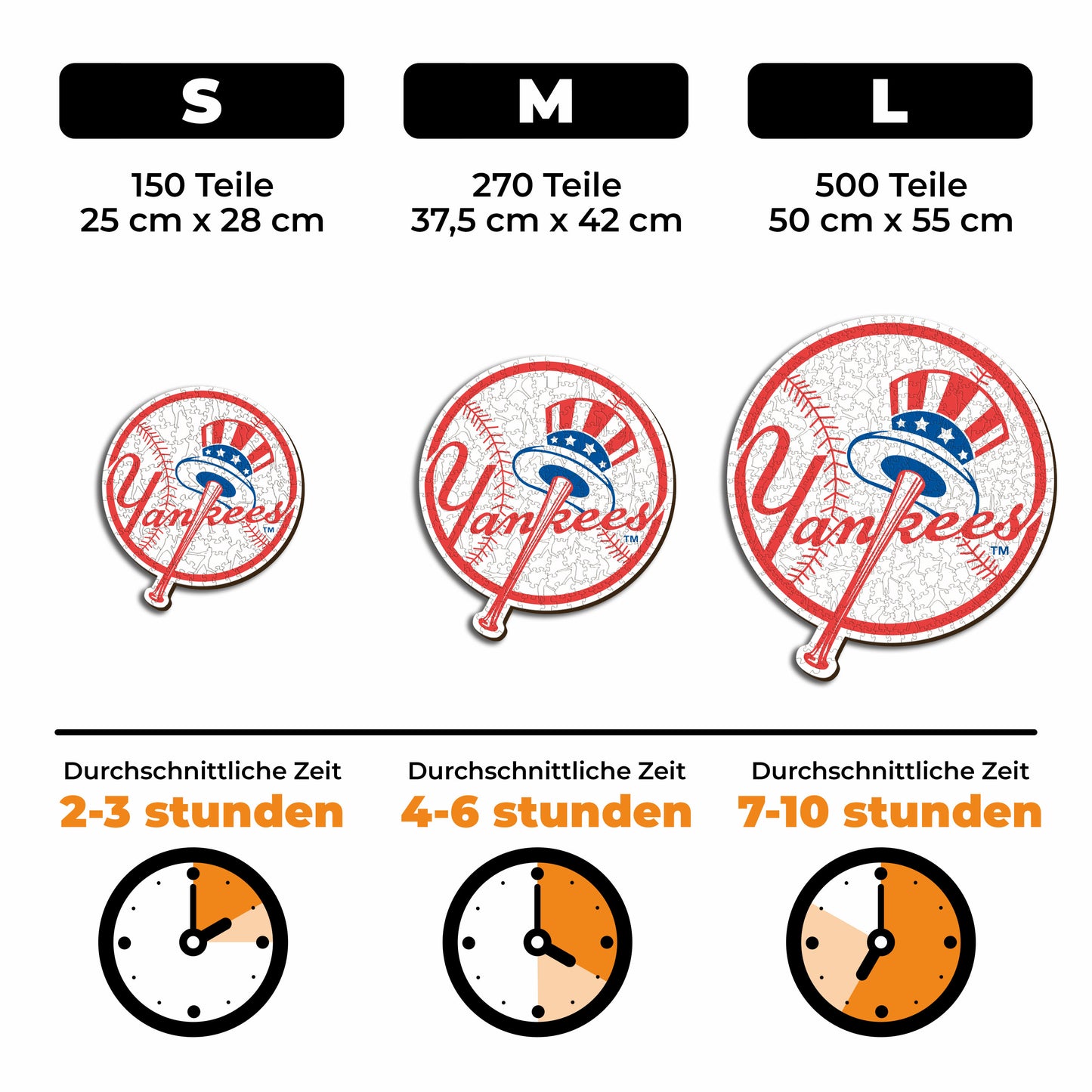 New York Yankees™ Logo - Holzpuzzle
