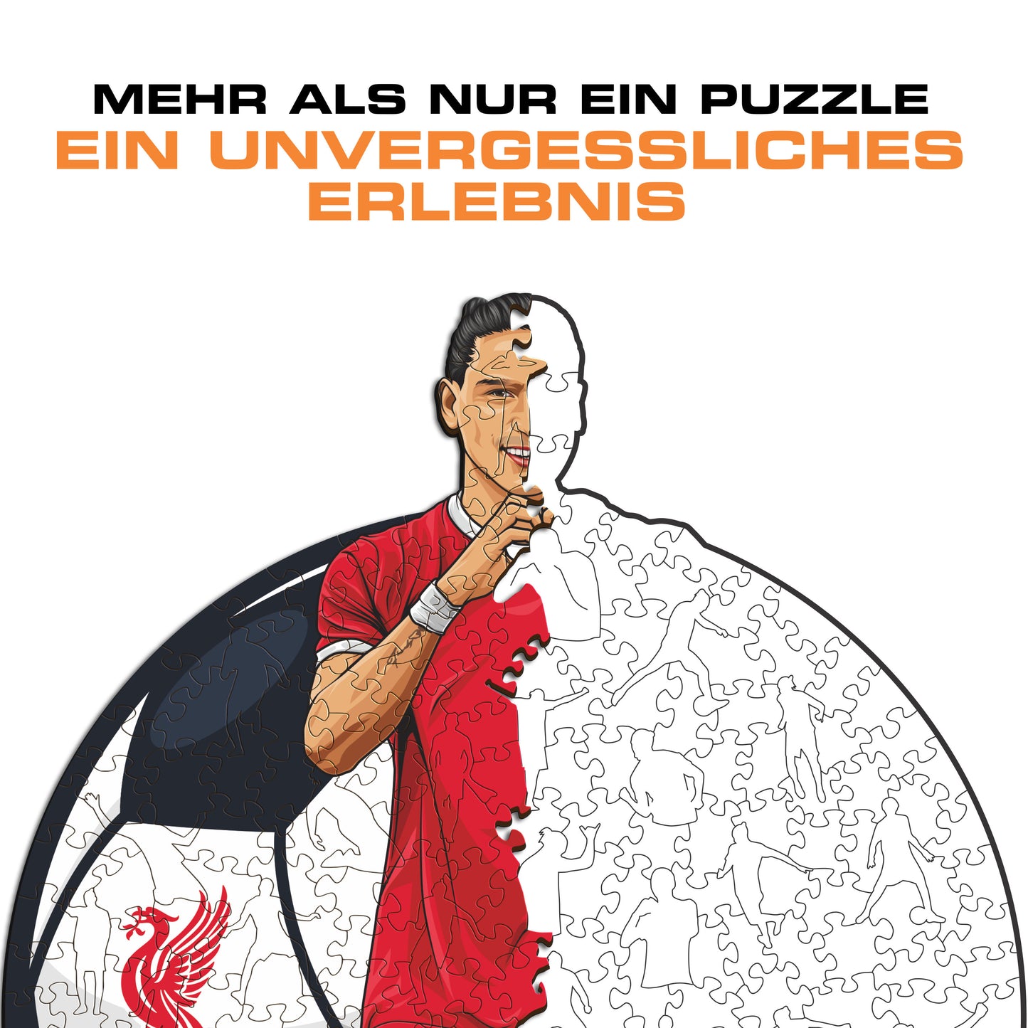 Darwin Nuñez - Holzpuzzle