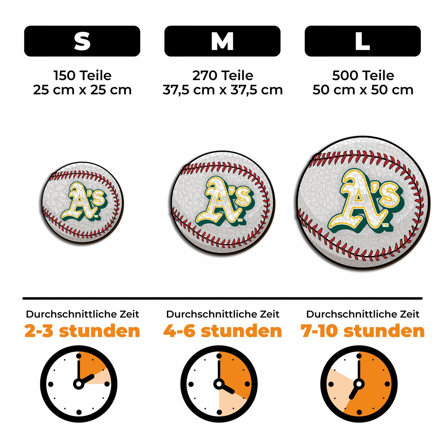 Oakland Athletics™ - Holzpuzzle